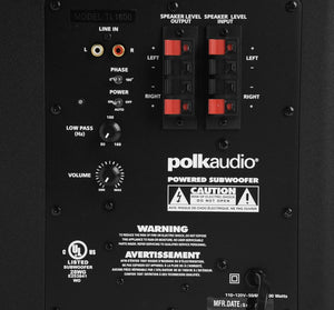 Polk Audio TL1600BK Speakers - Home Cinema Set. Black Colour