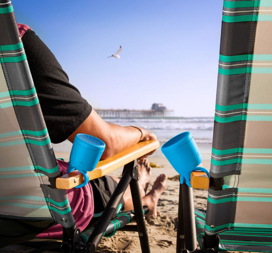 Polk Audio Swimmer Duo Wireless Speaker. Dirt, Shock & Waterproof Wireless Speaker.  Blue Colour