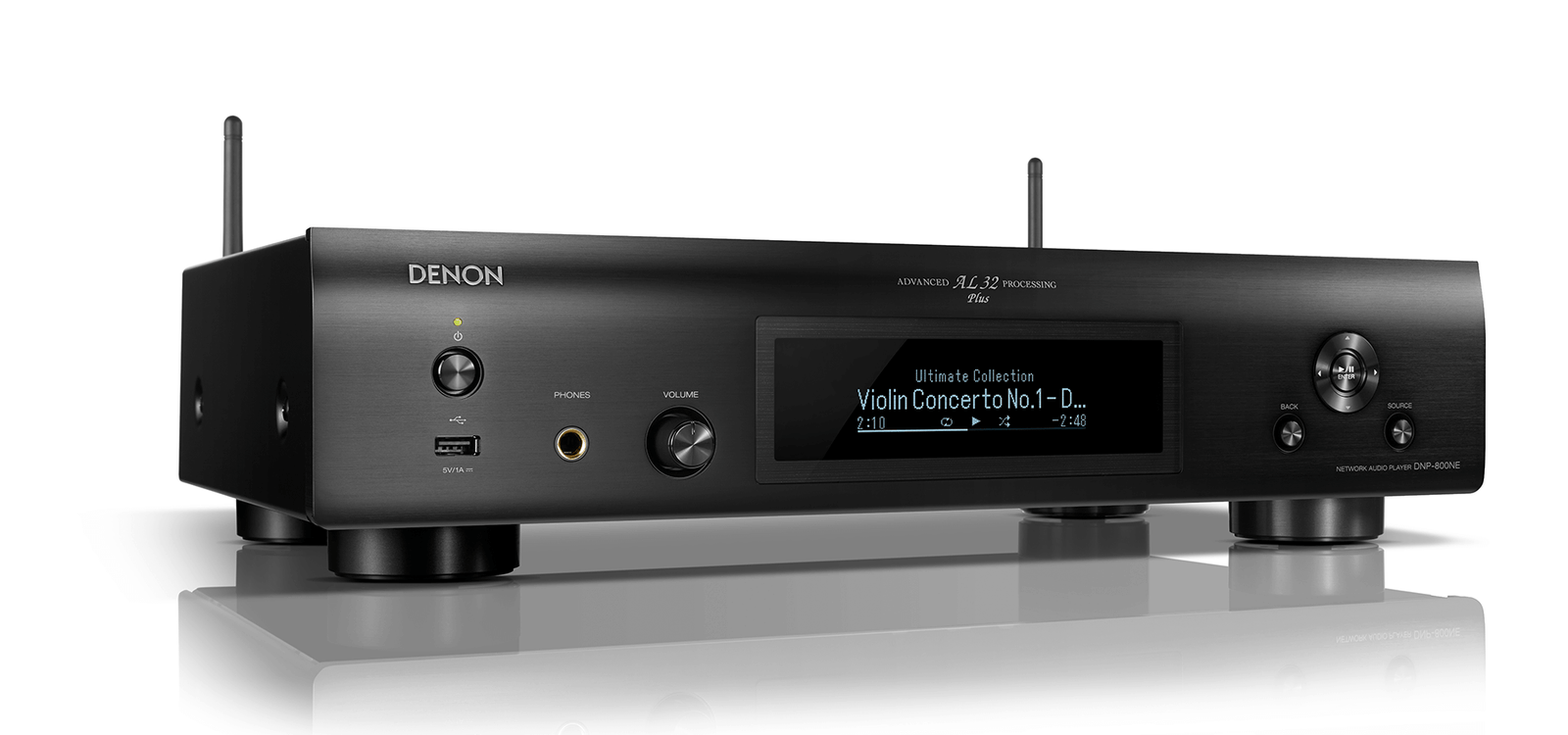 Denon DNP-800NE Network Audio Player with HEOS & AirPlay 2. Colour: Black.