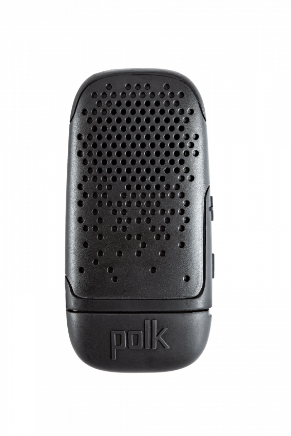 Polk Audio Boom Bit World's First Truly Wearable BT-Speaker Speaker. Black Colour.
