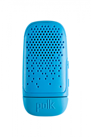 Polk Audio Boom Bit World's First Truly Wearable BT-Speaker Speaker. Blue Colour.